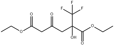 Hexanedioic acid, 2-hydroxy-4-oxo-2-(trifluoromethyl)-, 1,6-diethyl ester Structural