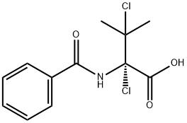 Valine, N-benzoyl-2,3-dichloro- Structural