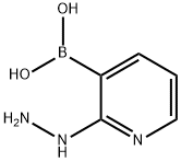 Boronic acid, B-(2-hydrazinyl-3-pyridinyl)- Structural