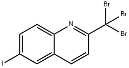 Quinoline, 6-iodo-2-(tribromomethyl)- Structural