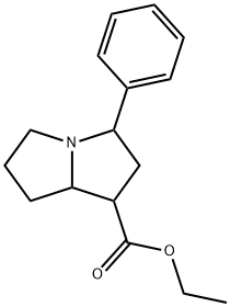 ethyl 3-phenylhexahydro-1{H}-pyrrolizine-1-carboxylate Structural