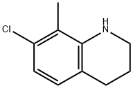 Quinoline, 7-chloro-1,2,3,4-tetrahydro-8-methyl- Structural