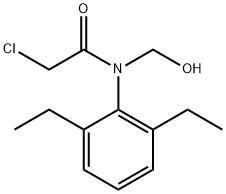 Acetamide, 2-chloro-N-(2,6-diethylphenyl)-N-(hydroxymethyl)- Structural