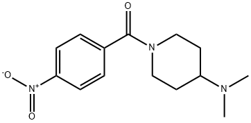 Methanone, [4-(dimethylamino)-1-piperidinyl](4-nitrophenyl)- Structural
