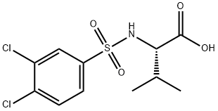 Valine, N-[(3,4-dichlorophenyl)sulfonyl]- Structural