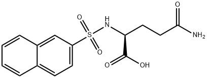 Glutamine, N2-(2-naphthalenylsulfonyl)- Structural