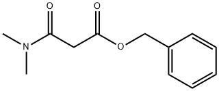 Propanoic acid, 3-(dimethylamino)-3-oxo-, phenylmethyl ester Structural