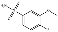 Benzenesulfonamide, 4-fluoro-3-methoxy- Structural