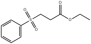 Propanoic acid, 3-(phenylsulfonyl)-, ethyl ester Structural