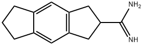 s-Indacene-2-carboximidamide, 1,2,3,5,6,7-hexahydro- Structural