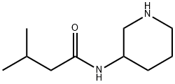 Butanamide, 3-methyl-N-3-piperidinyl- Structural
