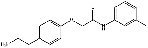 Acetamide, 2-[4-(2-aminoethyl)phenoxy]-N-(3-methylphenyl)- Structural