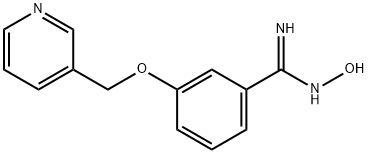 Benzenecarboximidamide, N-hydroxy-3-(3-pyridinylmethoxy)- Structural