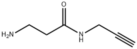 Propanamide, 3-amino-N-2-propyn-1-yl- Structural