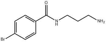 Benzamide, N-(3-aminopropyl)-4-bromo- Structural