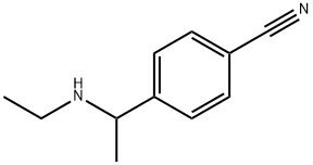 Benzonitrile, 4-[1-(ethylamino)ethyl]- Structural