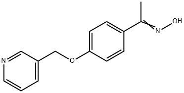 N-{1-[4-(Pyridin-3-ylmethoxy)phenyl]ethylidene}hydroxylamine Structural