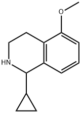 Isoquinoline, 1-cyclopropyl-1,2,3,4-tetrahydro-5-methoxy- Structural