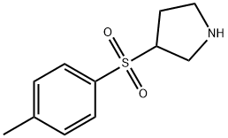 Pyrrolidine, 3-[(4-methylphenyl)sulfonyl]- Structural