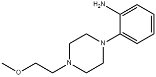 Benzenamine, 2-[4-(2-methoxyethyl)-1-piperazinyl]- Structural