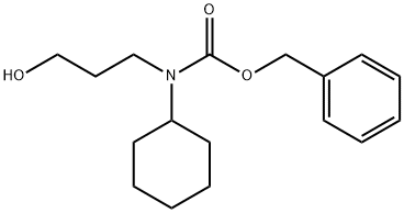 benzyl cyclohexyl(3-hydroxypropyl)carbamate Structural