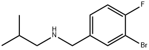 Benzenemethanamine, 3-bromo-4-fluoro-N-(2-methylpropyl)- Structural