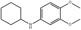 Benzenamine, N-cyclohexyl-3,4-dimethoxy- Structural