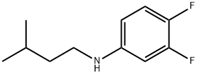 Benzenamine, 3,4-difluoro-N-(3-methylbutyl)- Structural