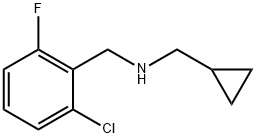 Benzenemethanamine, 2-chloro-N-(cyclopropylmethyl)-6-fluoro- Structural
