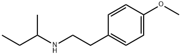 Benzeneethanamine, 4-methoxy-N-(1-methylpropyl)- Structural