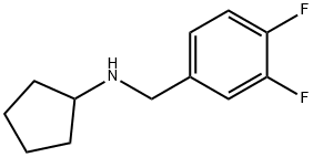Benzenemethanamine, N-cyclopentyl-3,4-difluoro- Structural