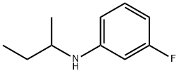 Benzenamine, 3-fluoro-N-(1-methylpropyl)- Structural