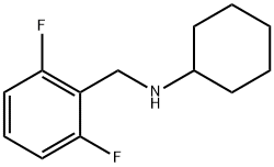 Benzenemethanamine, N-cyclohexyl-2,6-difluoro- Structural