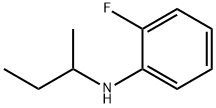 Benzenamine, 2-fluoro-N-(1-methylpropyl)- Structural
