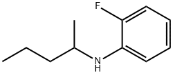Benzenamine, 2-fluoro-N-(1-methylbutyl)- Structural