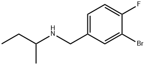 Benzenemethanamine, 3-bromo-4-fluoro-N-(1-methylpropyl)- Structural