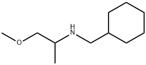 Cyclohexanemethanamine, N-(2-methoxy-1-methylethyl)- Structural