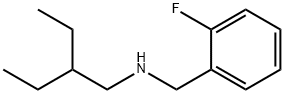 Benzenemethanamine, N-(2-ethylbutyl)-2-fluoro- Structural