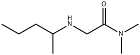 Acetamide, N,N-dimethyl-2-[(1-methylbutyl)amino]- Structural