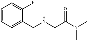 Acetamide, 2-[[(2-fluorophenyl)methyl]amino]-N,N-dimethyl- Structural