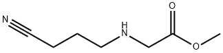Glycine, N-(3-cyanopropyl)-, methyl ester Structural