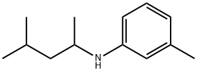 Benzenamine, N-(1,3-dimethylbutyl)-3-methyl- Structural