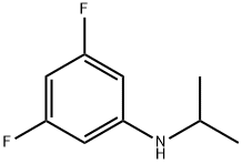 Benzenamine, 3,5-difluoro-N-(1-methylethyl)- Structural