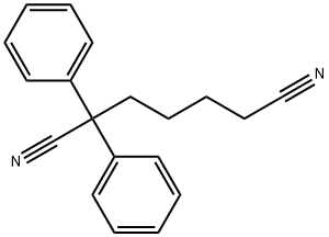 Heptanedinitrile, 2,2-diphenyl- Structural