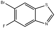 Benzothiazole, 6-bromo-5-fluoro- Structural