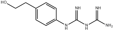 Imidodicarbonimidic diamide, N-[4-(2-hydroxyethyl)phenyl]- Structural