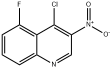 Quinoline, 4-chloro-5-fluoro-3-nitro- Structural