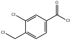 Benzoyl chloride, 3-chloro-4-(chloromethyl)- Structural