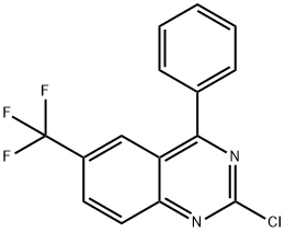 Quinazoline, 2-chloro-4-phenyl-6-(trifluoromethyl)- Structural