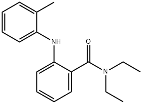 Benzamide, N,N-diethyl-2-[(2-methylphenyl)amino]- Structural